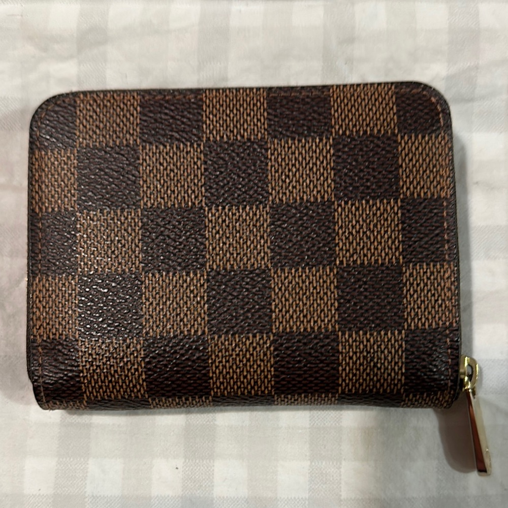 Louis Vuitton Damier Ebene zippy coin purse